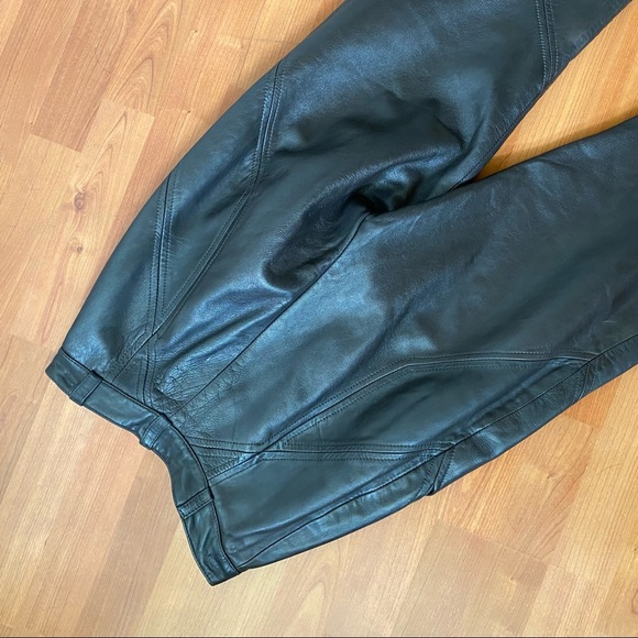 Chocolate Leather Pant | Mac Douglas - Picture 5 of 6